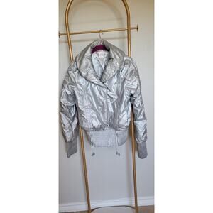 Dereon By Beyonce Silver Jacket Women's Medium